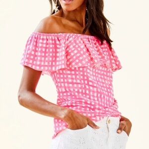 Lilly Pulitzer La Fortuna Top Feelin Beachy